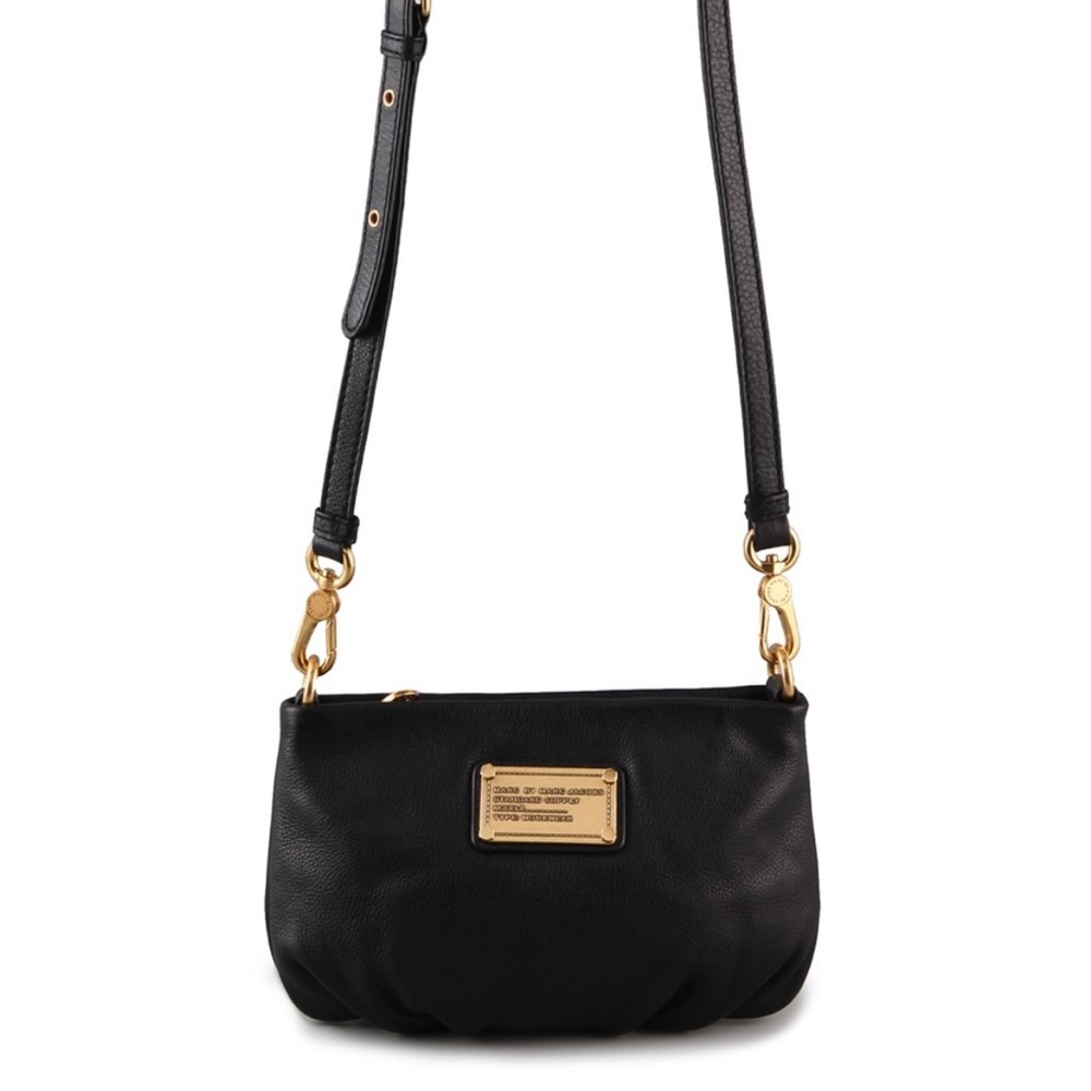 Marc by Marc Jacobs Hillier black leather crossbody bag